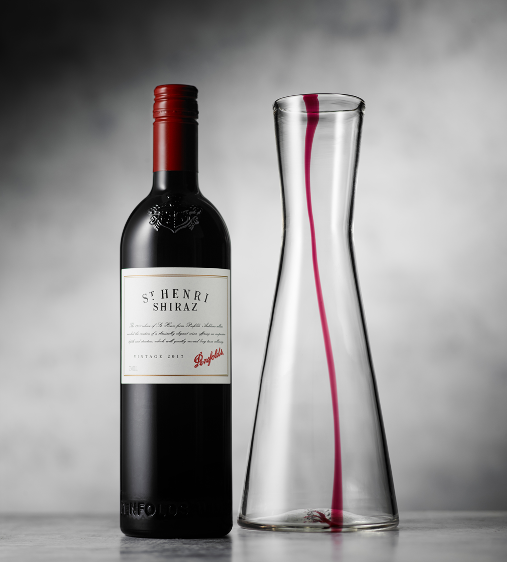 St Henri Shiraz 2017 with Decanter
